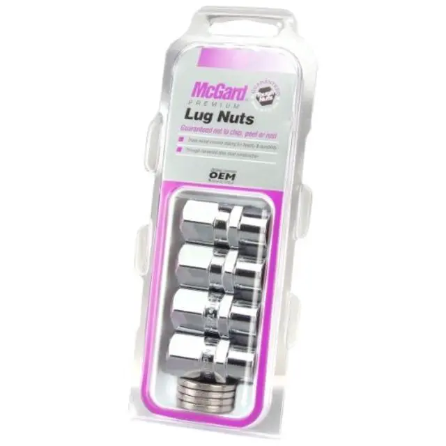 Alt view image 14 of 14 - McGard 60127 Chrome Racing Pro Stock .490" Shank Style Lug Nut Set (1/2"-20)