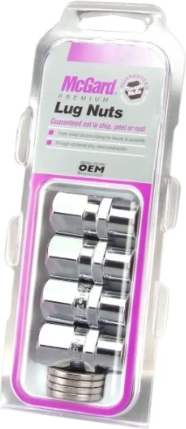 Alt view image 11 of 18 - McGard 60129 Chrome Racing Pro Stock .490" Shank Style Lug Nut Set (M12 x 1.5)