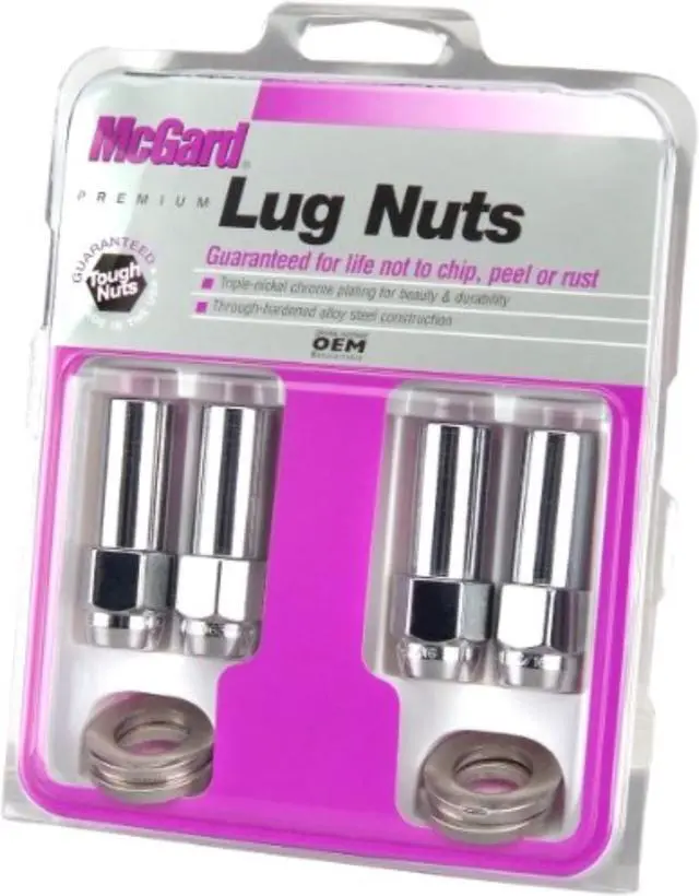 Alt view image 7 of 8 - McGard 63015 Chrome Extra Long 1.365" Shank Style Lug Nut Set (7/16"-20)