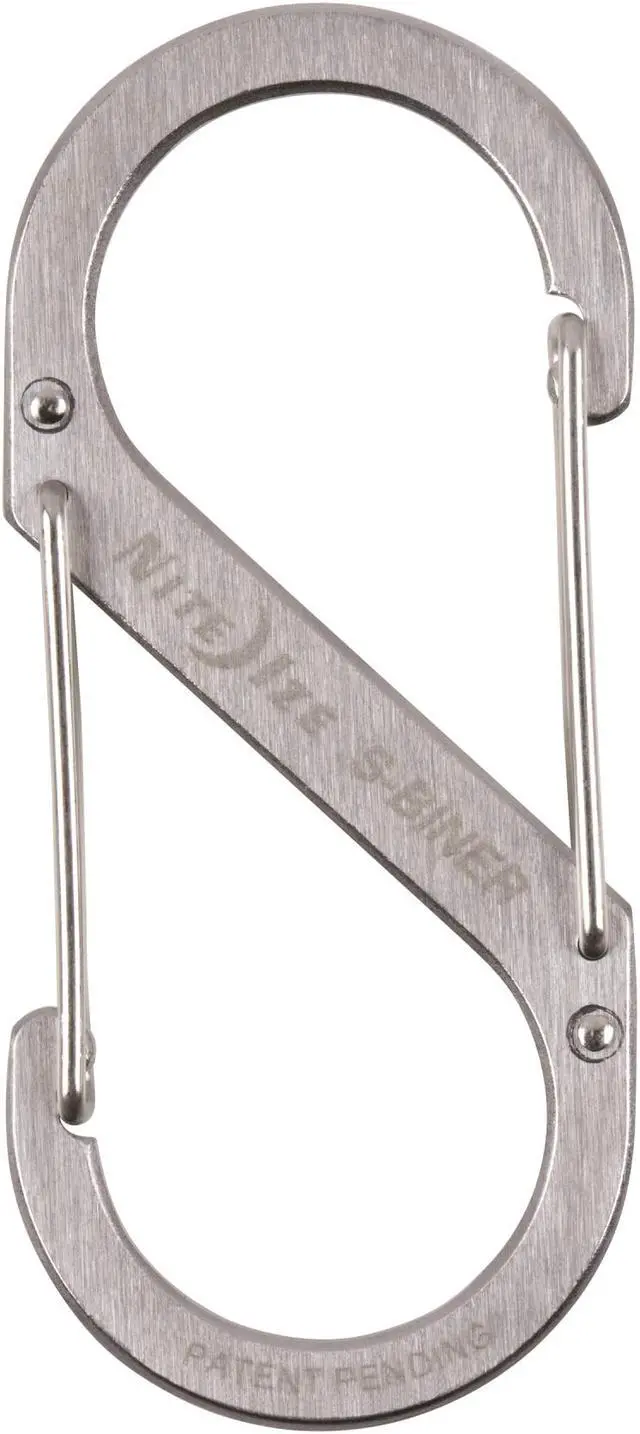 Alt view image 14 of 16 - Nite Ize SB4-03-11 Stainless S-Biner Versatile Carry Biner Size 4 Camping