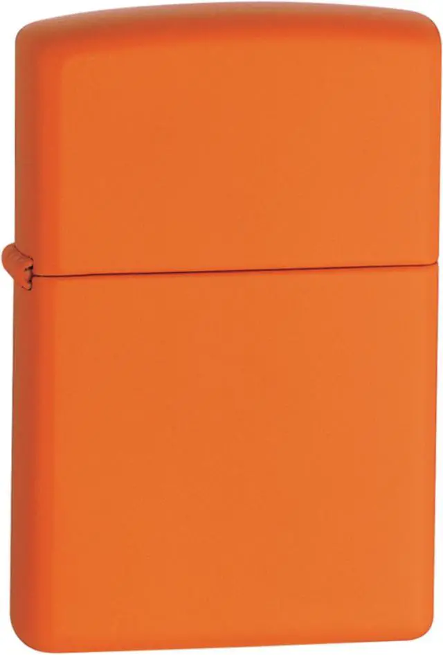 Alt view image 8 of 9 - Zippo 231 Windproof Orange Matte Lighter