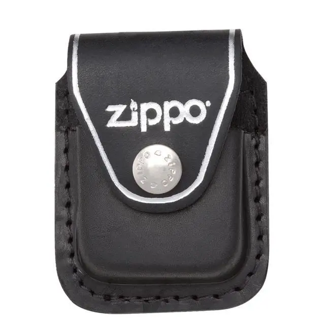 Alt view image 20 of 20 - Zippo ZO17060 Lighter Lighter Pouch Black Leather Attaches To Belt W/ Clip Thes