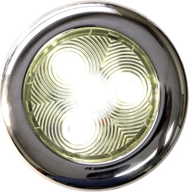 Main image of T-H Marine LED-51827-DP Stainless LED Puck Light, 3" - White