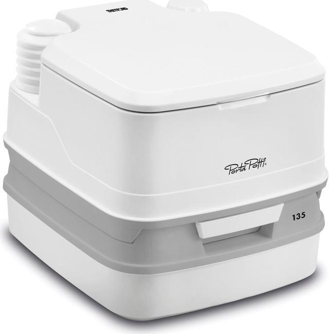 Alt view image 5 of 8 - Thetford 92860 135 2.6 Gallon Porta Potti with Rotating Pour Spout, White