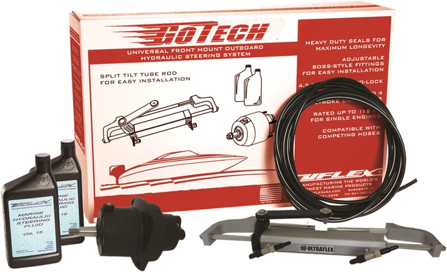 Alt view image 2 of 3 - UFLEX GOTECH 1.0 OUTBOARD STEERING SYSTEM UP TO 115HP