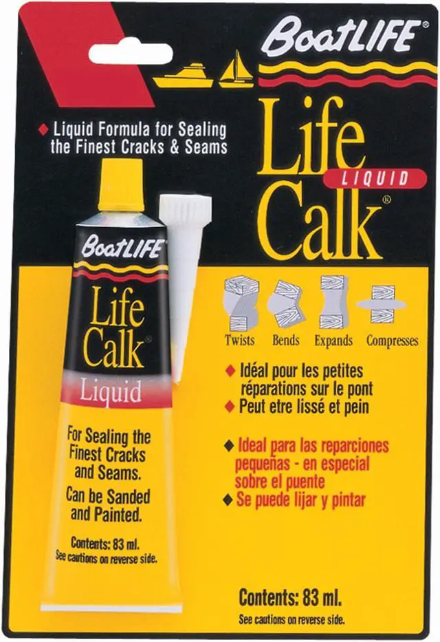 Alt view image 6 of 7 - BOATLIFE LIFE CALK SEALANT TUBE 2.8 FL. OZ. BLACK