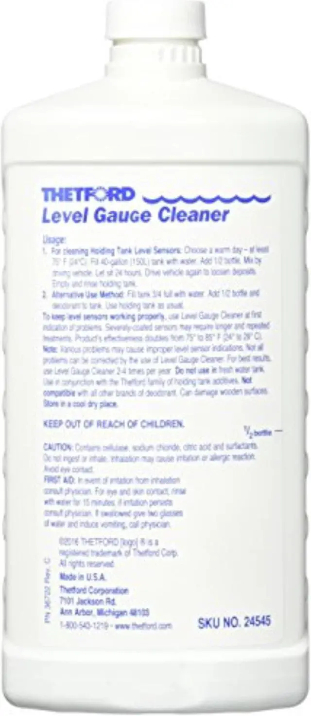 Alt view image 5 of 12 - rv level gauge cleaner, 19 oz  thetford 24545