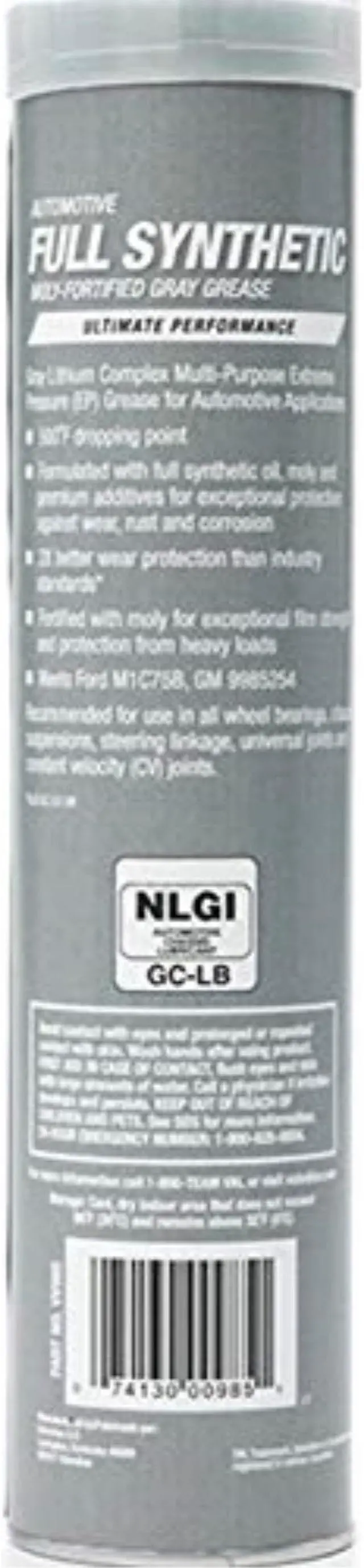 Alt view image 4 of 8 - VALVOLINE VV98510 14.1 oz, Tube, Synthetic, Gray