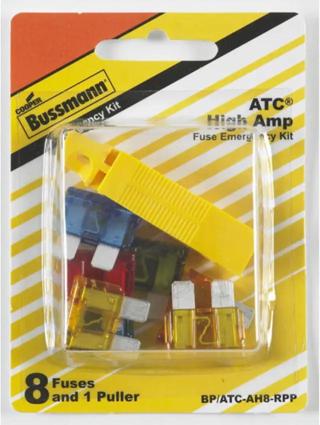Alt view image 3 of 5 - EATON BUSSMANN BP/ATC-AH8-RPP Blade Fuse Kit,6,ATC,Automotive Fuse Kit
