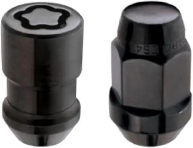 Alt view image 11 of 16 - McGard 84538 Chrome/Black Bulge Style Cone Seat Install Kit; 5 Lug (M12 x 1.5)