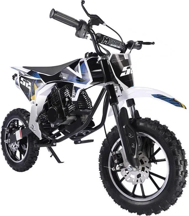 Alt view image 4 of 11 - Warrior 52cc 2-Stroke Kids Gas Dirt Bike Black