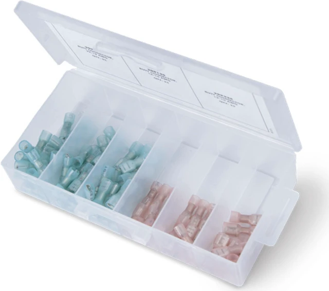 Alt view image 3 of 6 - Ancor Heat Shrink Universal Speaker Connector Kit f/22-18/16-14 - Assorted 90 Piece