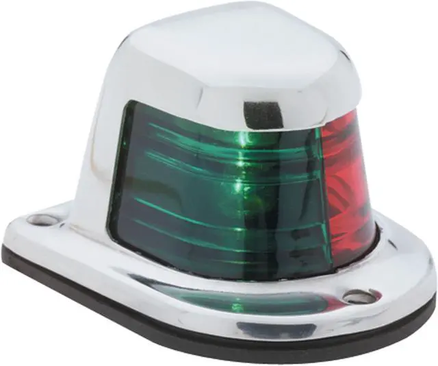 Alt view image 7 of 16 - ATTWOOD BI-COLOR LIGHT 12V RED GREEN W/ STAINLESS HOUSING
