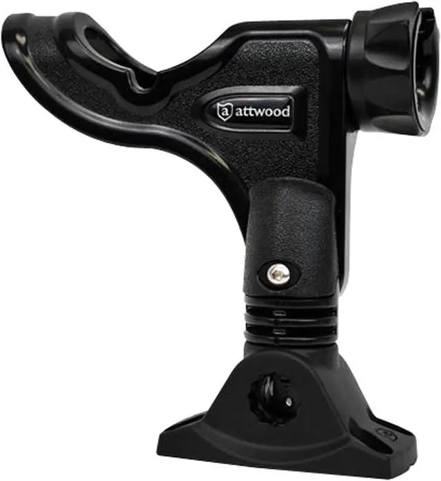 Alt view image 7 of 10 - ATTWOOD MARINE ATTWOOD HEAVY DUTY PRO SERIES ROD HOLDER WITH COMBO MOUNT 5010-4