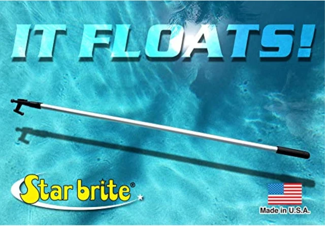 Alt view image 11 of 19 - star brite boat hook telescoping, floating & unbreakable extends from 4' to 8'