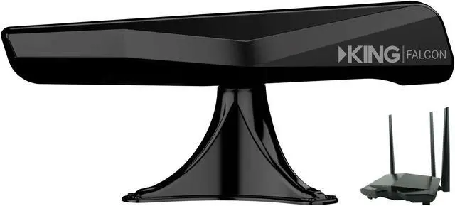 Main image of King Controls KF1001 King[r] Kf1001 Falcon Directional Wi-fi[r] Antenna With Wifimax Router/range Extender [black]