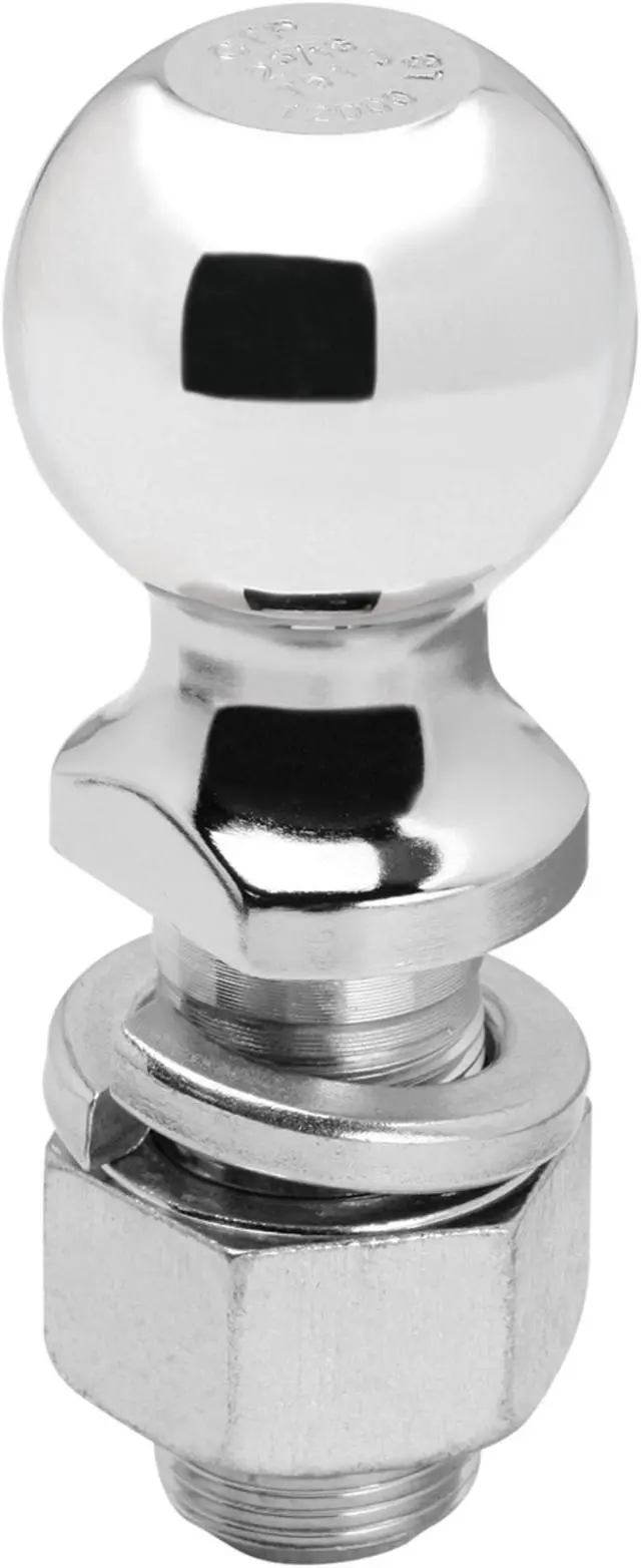 Alt view image 2 of 3 - RV Truck 2-5/16" Hitch Ball- Motorhome Trailer Chrome Ball Mount