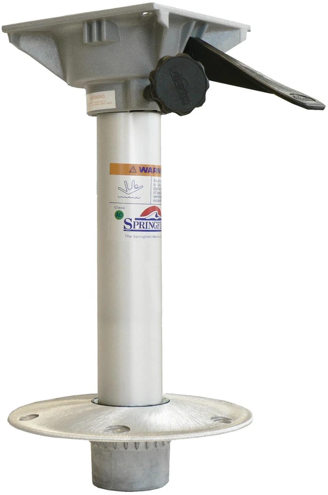 Main image of Springfield Marine 1300712-L1 Plug-In Locking 2-3/8" Removable Pedestal Hi-Lo 3-Piece Package - 12"