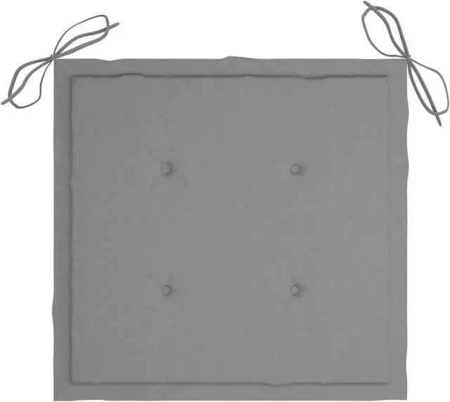 Alt view image 7 of 16 - vidaXL Chair Cushion 4 Pcs Outdoor Patio Seat Cushion Pad Gray Oxford Fabric