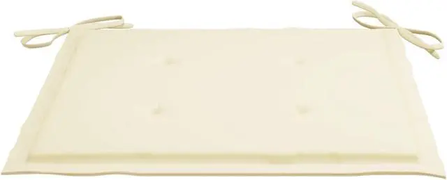 Alt view image 7 of 13 - vidaXL Chair Cushion 4 Pcs Outdoor Patio Seat Cushion Cream Oxford Fabric