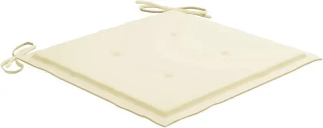 Alt view image 5 of 13 - vidaXL Chair Cushion 4 Pcs Outdoor Patio Seat Cushion Cream Oxford Fabric
