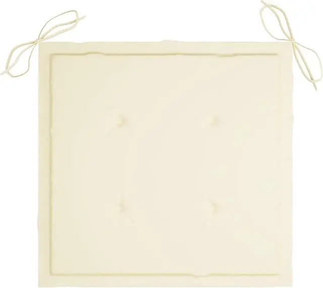 Alt view image 6 of 13 - vidaXL Chair Cushion 4 Pcs Outdoor Patio Seat Cushion Cream Oxford Fabric