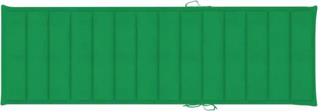 Alt view image 5 of 16 - vidaXL Patio Cushion Outdoor Sun Lounger Chair Cushion Green Oxford Fabric