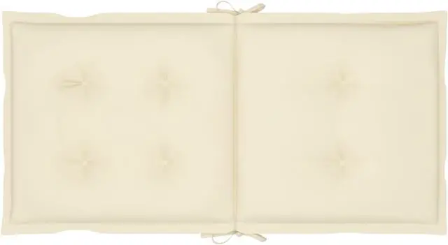 Alt view image 10 of 12 - vidaXL Chair Cushion 4 Pcs Outdoor Patio Chair Cushion Seat Pad Cream Fabric