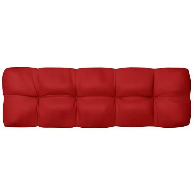 Alt view image 12 of 12 - vidaXL Chair Cushion 5 Pcs Outdoor Pallet Seat Cushion Sofa Pad Red Fabric