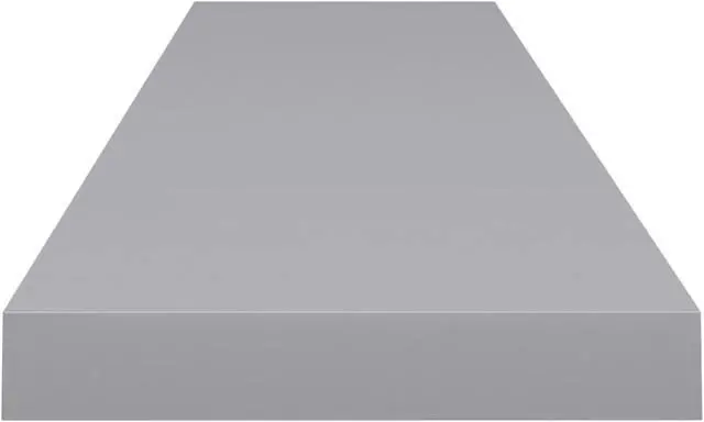Alt view image 4 of 11 - vidaXL Floating Wall Shelf Gray 47.2"x9.3"x1.5" MDF