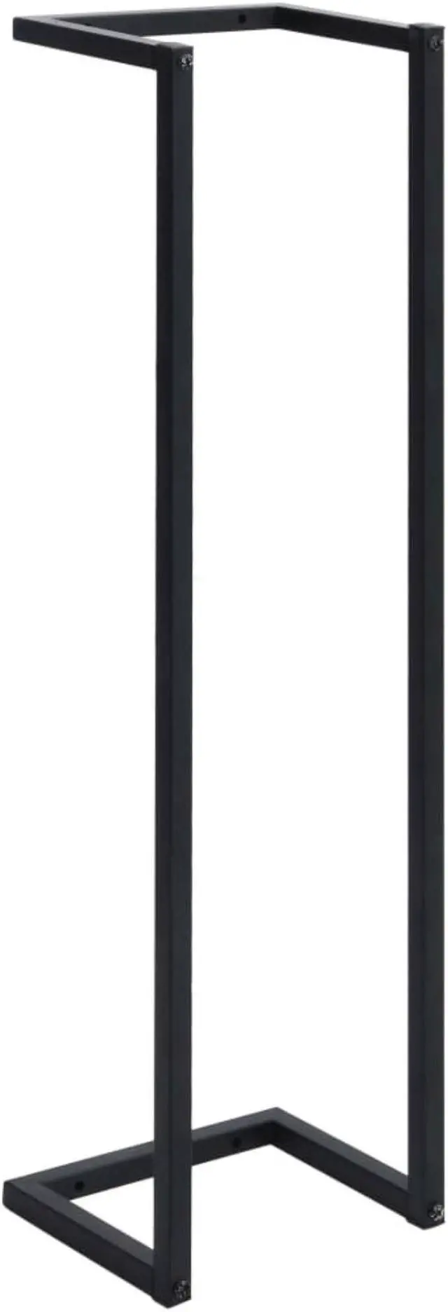 Alt view image 9 of 14 - vidaXL Towel Rack Wall Mounted Bath Towel Storage for Bathroom Black Iron