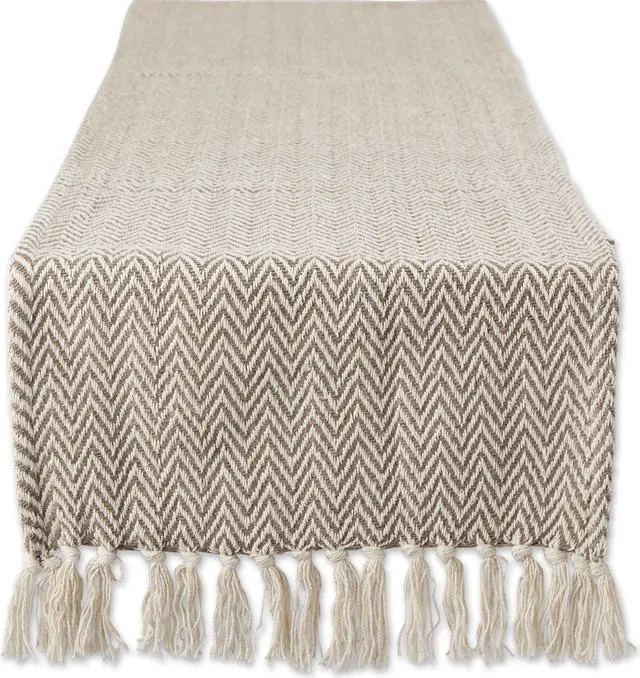 Main image of DII Brown Chevron Table Runner 15x108