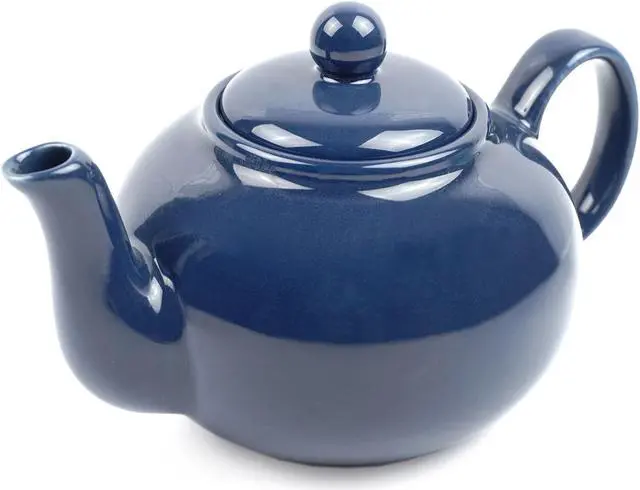 Alt view image 2 of 6 - RSVP International 16oz Stoneware Teapot, Blue