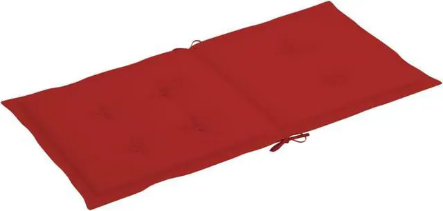 Alt view image 8 of 19 - vidaXL Chair Cushion 2 Pcs Outdoor Patio Chair Cushion Pad Red Oxford Fabric