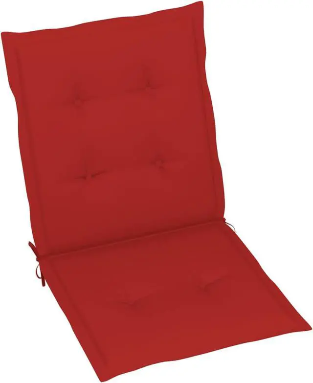 Alt view image 7 of 19 - vidaXL Chair Cushion 2 Pcs Outdoor Patio Chair Cushion Pad Red Oxford Fabric