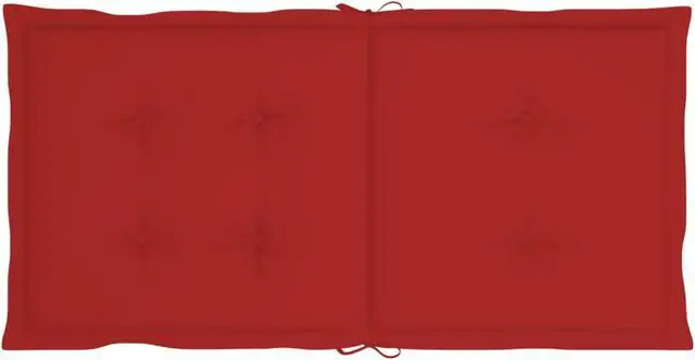 Alt view image 9 of 19 - vidaXL Chair Cushion 2 Pcs Outdoor Patio Chair Cushion Pad Red Oxford Fabric