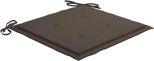 Alt view image 7 of 15 - vidaXL Garden Chair Cushions 2 pcs Taupe 50x50x4 cm Oxford Fabric