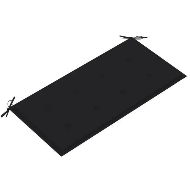 Alt view image 5 of 14 - vidaXL Garden Bench Cushion Black 39.4" Outdoot Seat Patio Seat Cushion