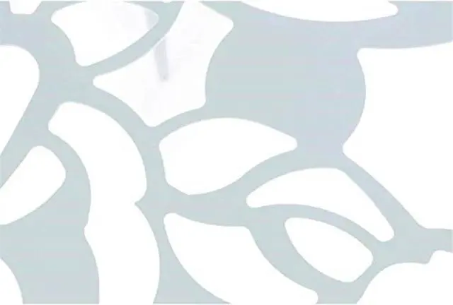 Alt view image 10 of 20 - LeisureMod Devon Tree Design Glass Top Aluminum Base Indoor Outdoor Bistro Dining Table, White