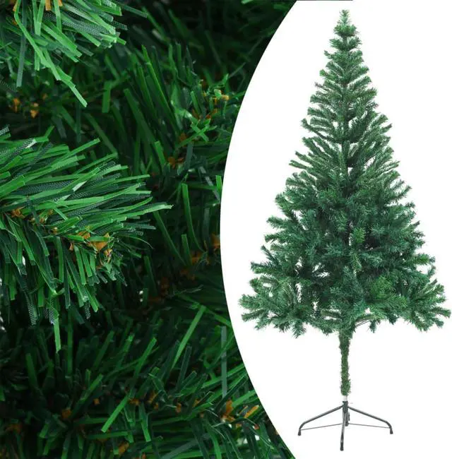 Alt view image 2 of 13 - vidaXL Artificial Christmas Tree with LEDs&Ball Set 70.9" 564 Branches