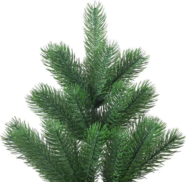 Alt view image 5 of 14 - vidaXL Nordmann Fir Artificial Christmas Tree Green 59.1"