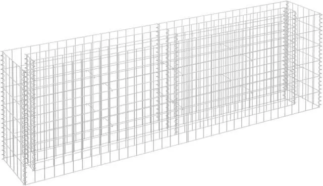 Alt view image 5 of 10 - vidaXL Gabion Hook Hog Ring Galvanized Hook for Gabion 100 Pcs Galvanized Steel