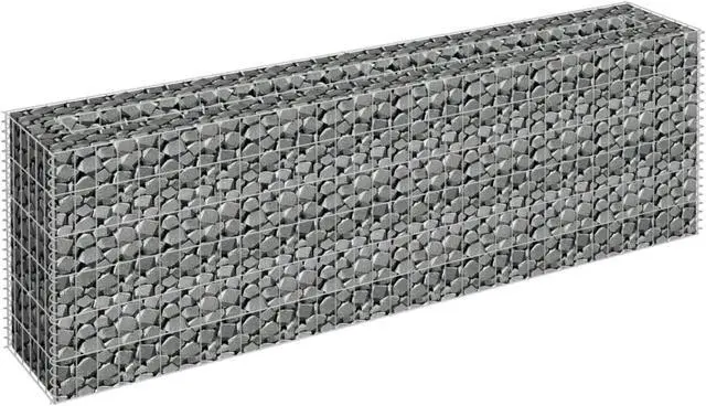 Alt view image 6 of 10 - vidaXL Gabion Hook Hog Ring Galvanized Hook for Gabion 100 Pcs Galvanized Steel