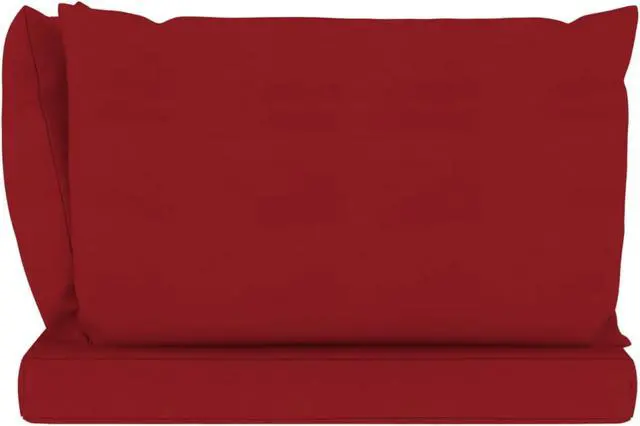 Alt view image 11 of 18 - vidaXL Chair Cushion 3 Pcs Outdoor Seat Cushion Sofa Pad Wine Red Oxford Fabric