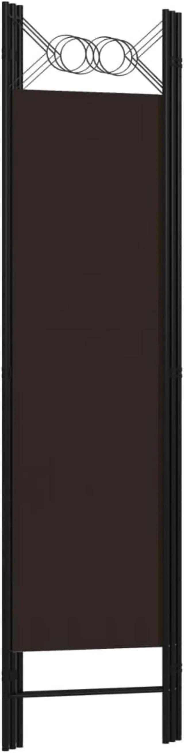 Alt view image 4 of 12 - vidaXL 3-Panel Room Divider Brown 47.2"x70.9"