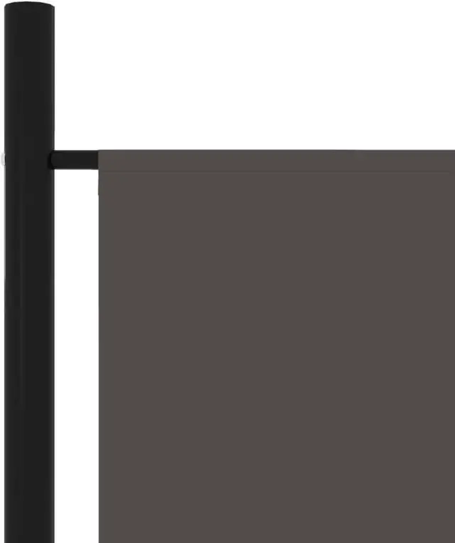 Alt view image 5 of 15 - vidaXL 4-Panel Room Divider Anthracite 78.7"x70.9"