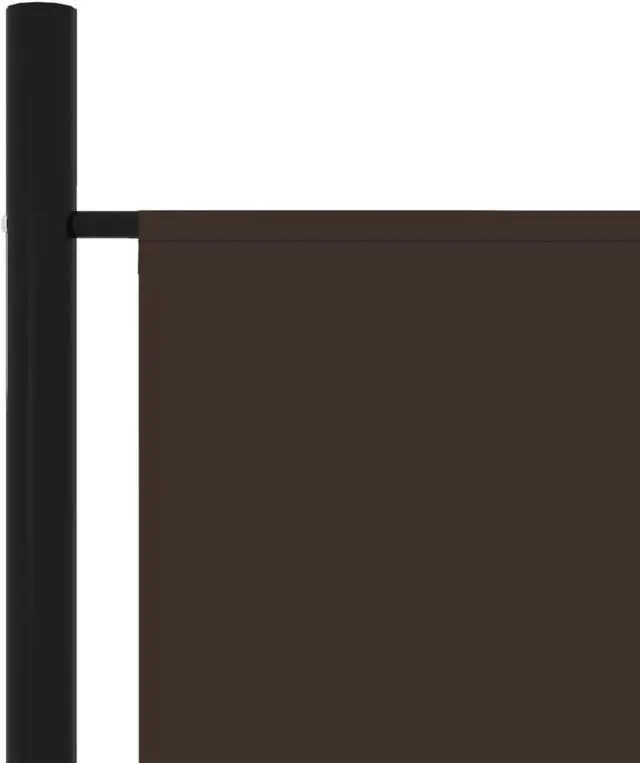 Main image of vidaXL 5-Panel Room Divider Brown 98.4"x70.9"