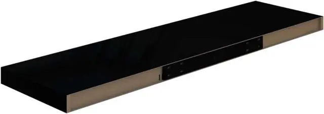 Alt view image 13 of 19 - vidaXL Wall Shelf Floating Shelf Display Shelf Wall Mounted High Gloss Black