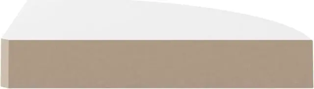 Alt view image 12 of 17 - vidaXL Wall Corner Shelf Floating Corner Shelf Display Shelf High Gloss White