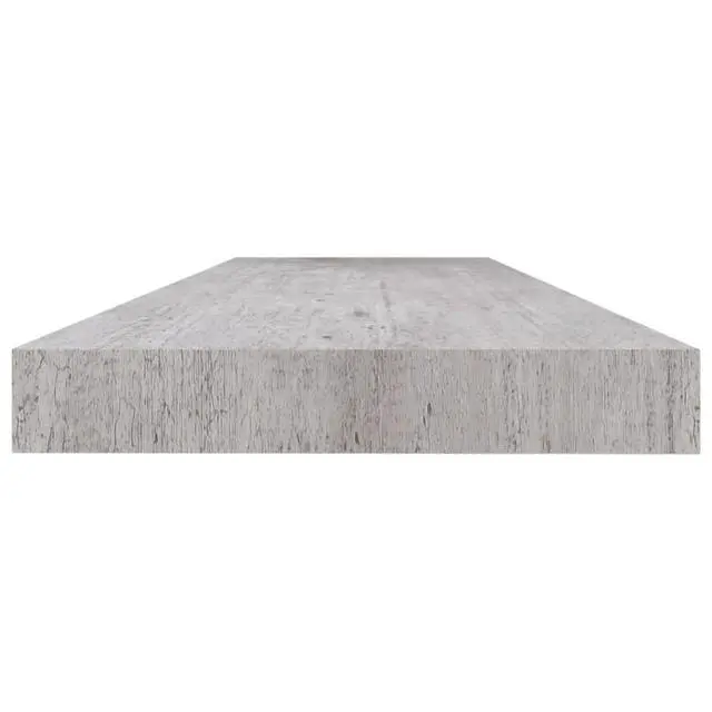 Alt view image 12 of 19 - vidaXL Floating Wall Shelf Concrete Gray MDF Hanging Storage Display Organizer